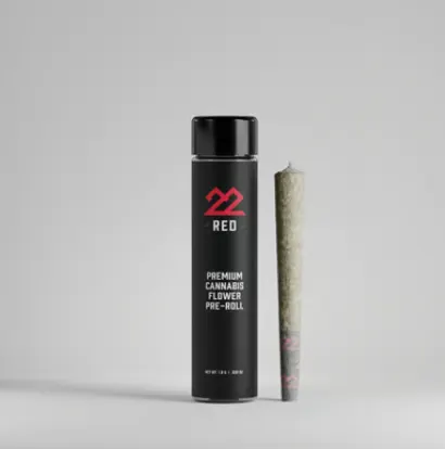 22RED - PREROLL - 1G - 22 OG - INDICA HYBRID