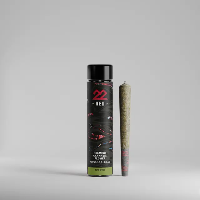 22RED - PREROLL - 1G - BCC X JEALOUSY - HYBRID