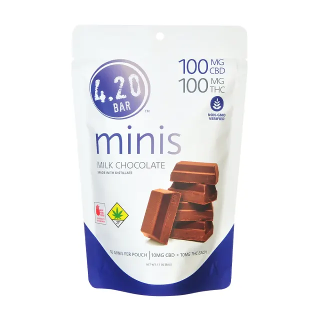 1:1 Milk Chocolate [10pk] (100mg CBD/100mg THC)