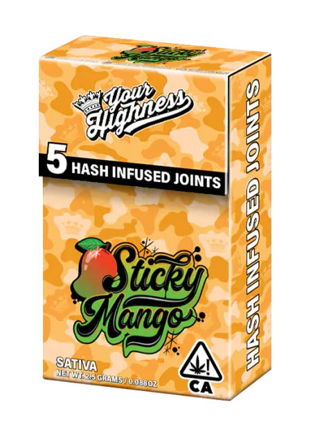 STICKY MANGO 5PK [HASH INFUSED] 2.5G