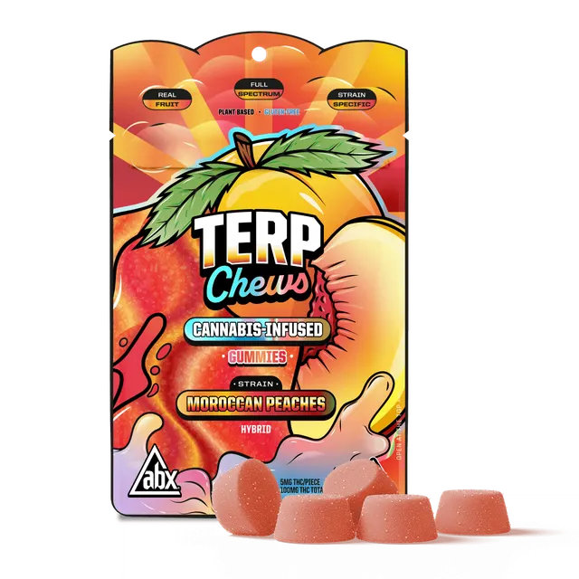 ABX Terp Chews Gummies - Moroccan Peaches 100mg