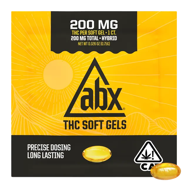 ABX - 200mg THC Soft Gels - 1ct