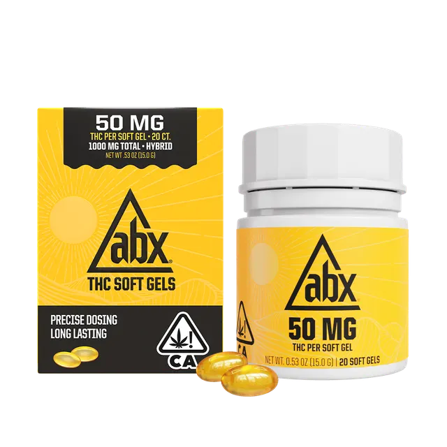 ABX - 50mg THC Soft Gels - 20ct