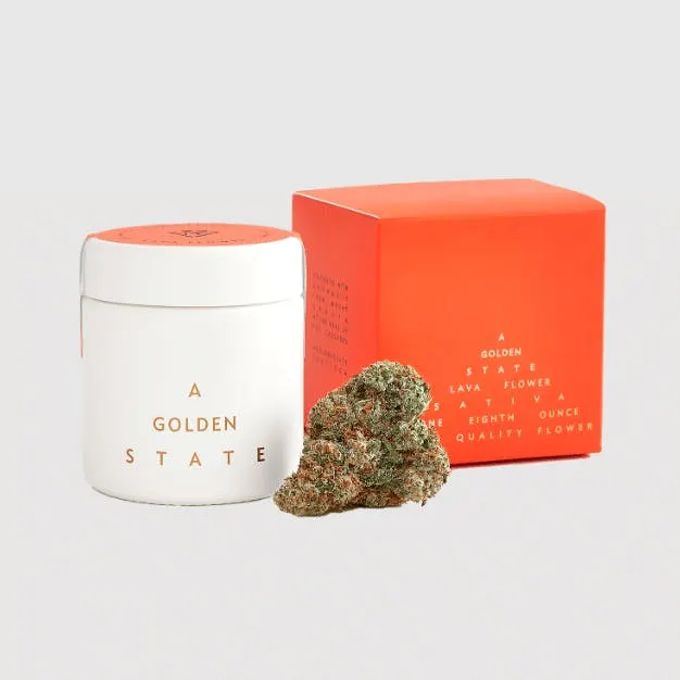 A Golden State | Lava Flower | Big Buds | 3.5g