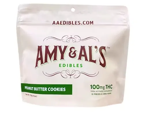 PEANUT BUTTER COOKIES 10PK 100MG