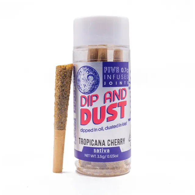 BLUE DREAM DIP & DUST CLASSIC KIEF PREROLL - 5 PACK