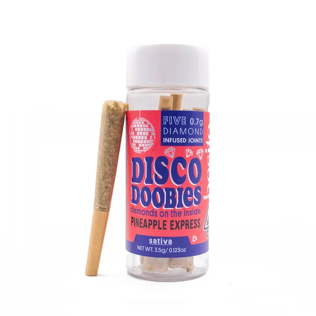 PINEAPPLE EXPRESS DISCO DOOBIES ENHANCED DIAMONDS PREROLL - 5 PACK