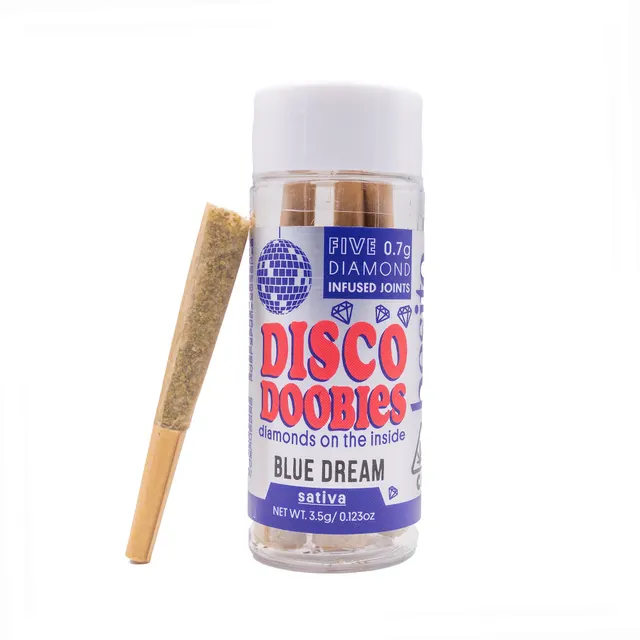 SUPER LEMON HAZE X DURBAN BISCOTTI DISCO DOOBIES CLASSIC DIAMONDS PREROLL - 5 PACK