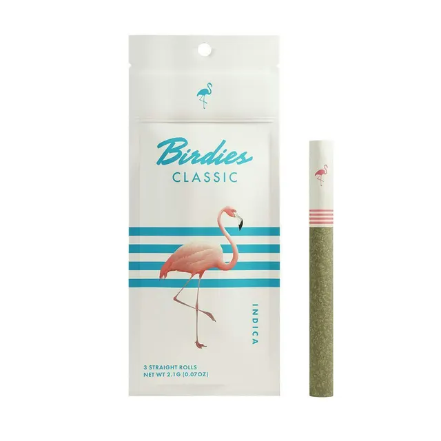 Birdies | Classic Indica | Joint | 0.7g each | 3pk