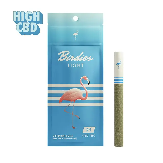 Birdies | Light 2:1 CBD:THC | Joint | 0.7g each | 3pk