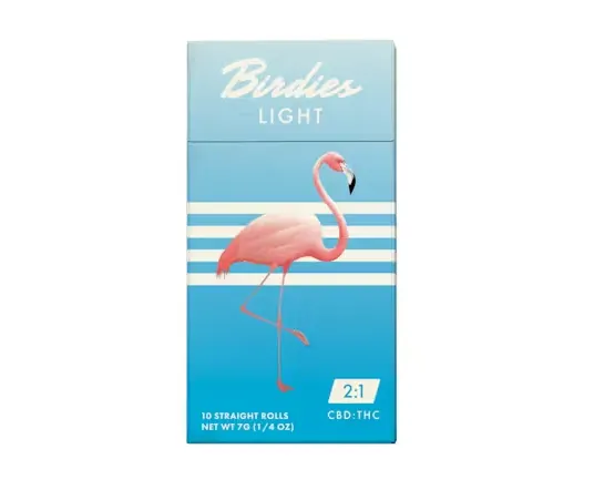 Light [H] | 2:1 CBD:THC (10pk) Non-Infused Pre-Rolls | Birdies