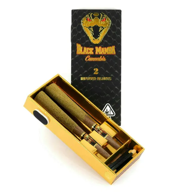 Black Mamba 2-Pack Infused Blunts - Hybrid Gorilla #4 - 2.4g