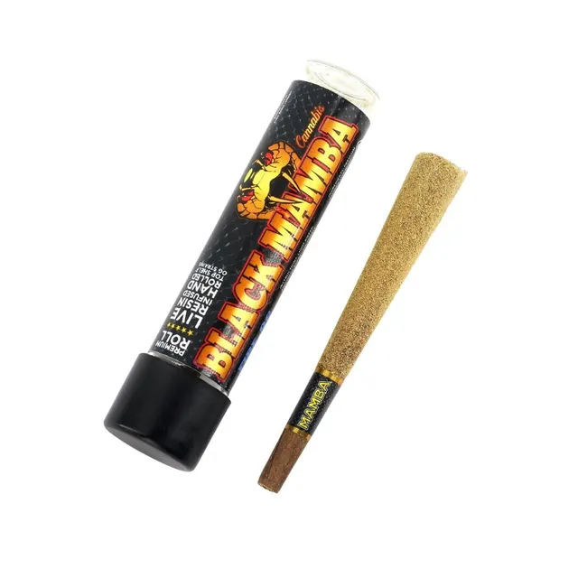 Black Mamba Single Pre-Roll - Lemon Cherry Gelato - 1.2g - Infused Blunt