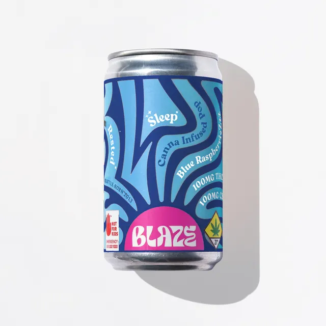 Blue Raspberriezzz [6oz] (100mg THC/100mg CBN)