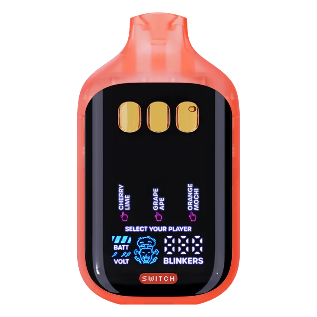 Cherry Lime, Grape Ape, Orange Mochi Switch V5 Disposable