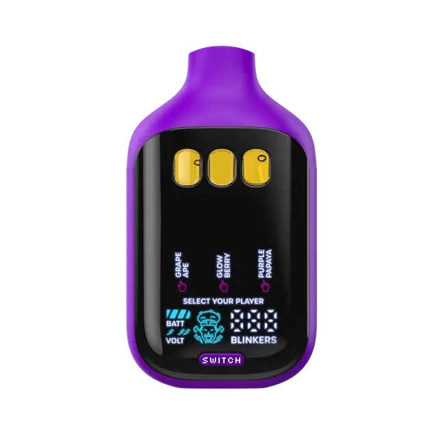 Grape Ape, Glowberry, Purple Papaya Switch V5 Disposable