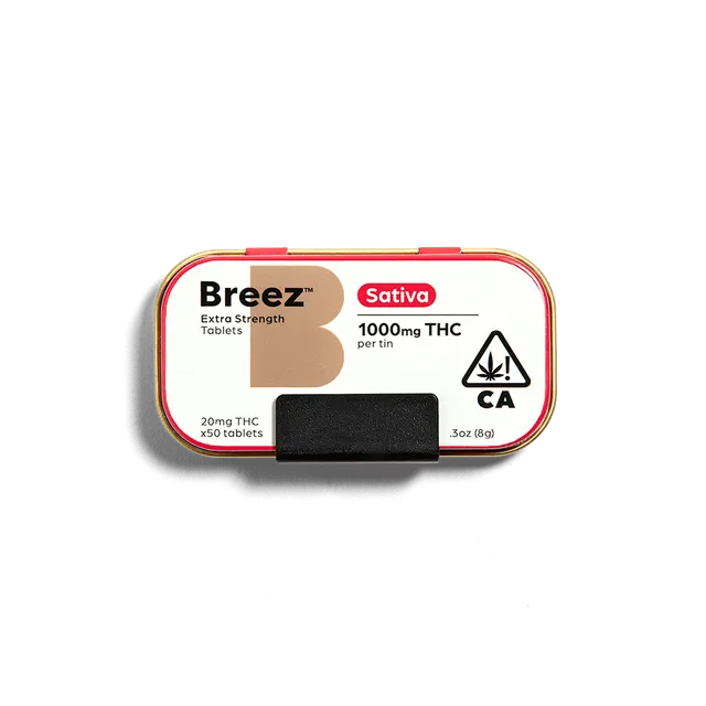 Breez Extra-Strength Sativa Tablet Tin