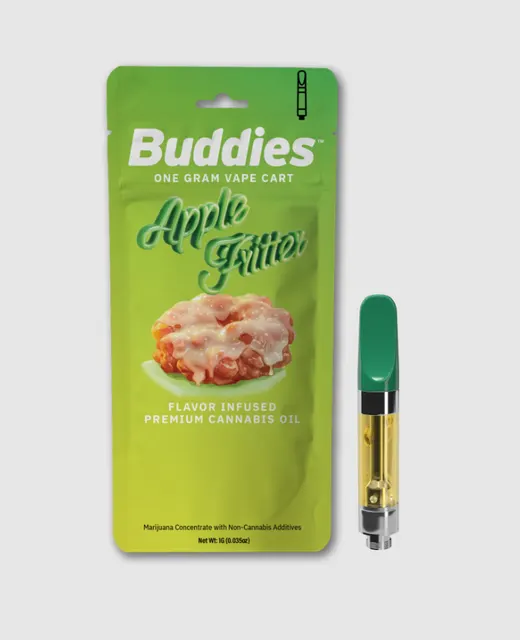 Buddies Apple Fritter 1g Vape Cartridge