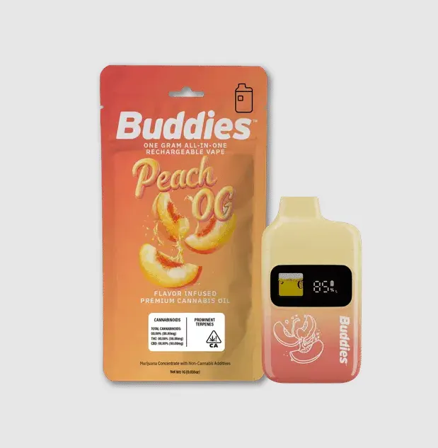 Buddies Flavor Infused AIO - Peach OG 1g