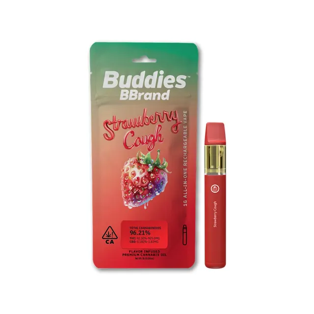 Buddies Flavors | STRAWBERRY COUGH Disposable Flavored Cartridge