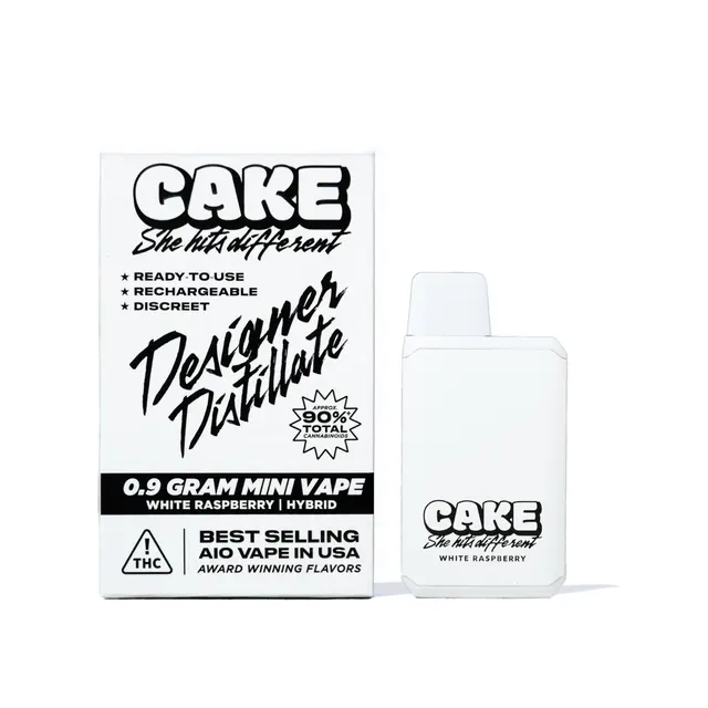 Cake - White Raspberry Disposable (0.9g)