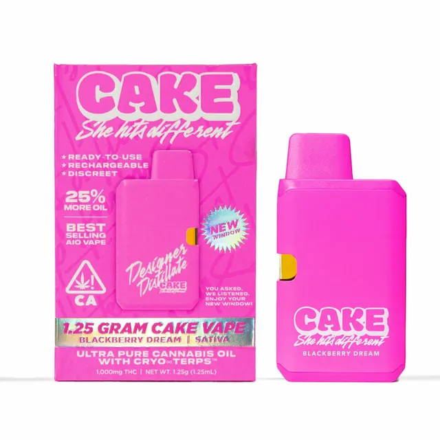 CAKE She Hits Different | Blackberry Dream | Disposable Vape | 1.25g