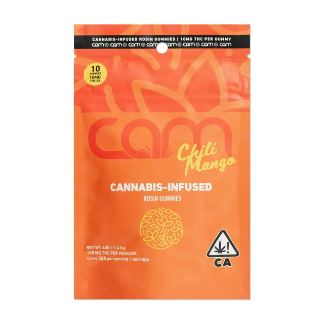 CAM | Chili Mango Rosin Gummies | 100mg | 10ct |10mg/ea