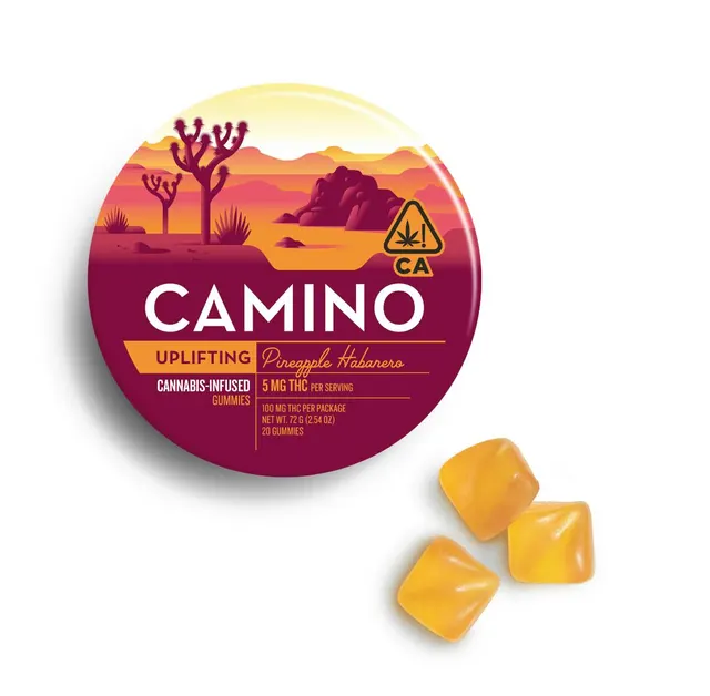 Camino | Pineapple Habanero Gummies | 100mg | 20ct | 5mg/ea