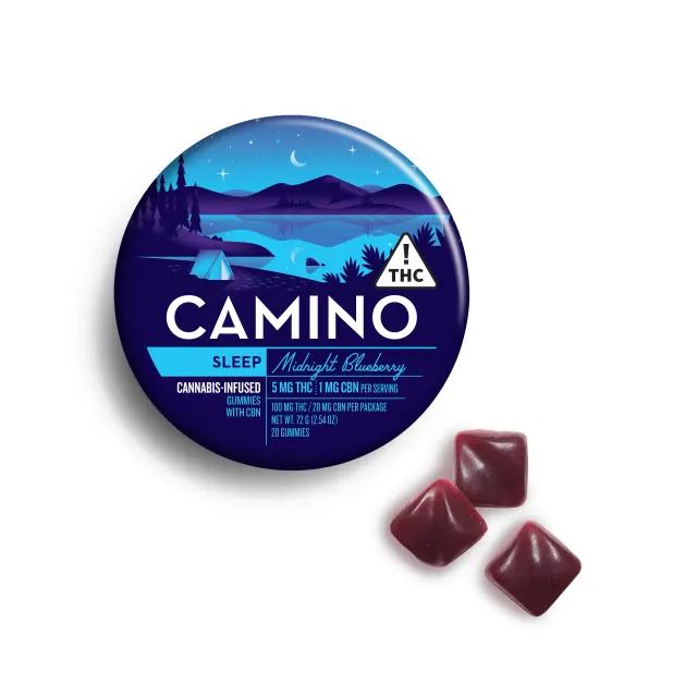 'Sleep' Midnight Blueberry 5:1 (THC:CBN) Gummies (100mg) 20pk