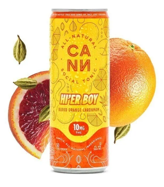 Blood Orange Cardamom Hi'er Boy Single (10mg THC)