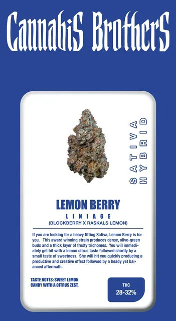 Cannabis Brothers | Lemon Berry | Big Buds | 3.5g
