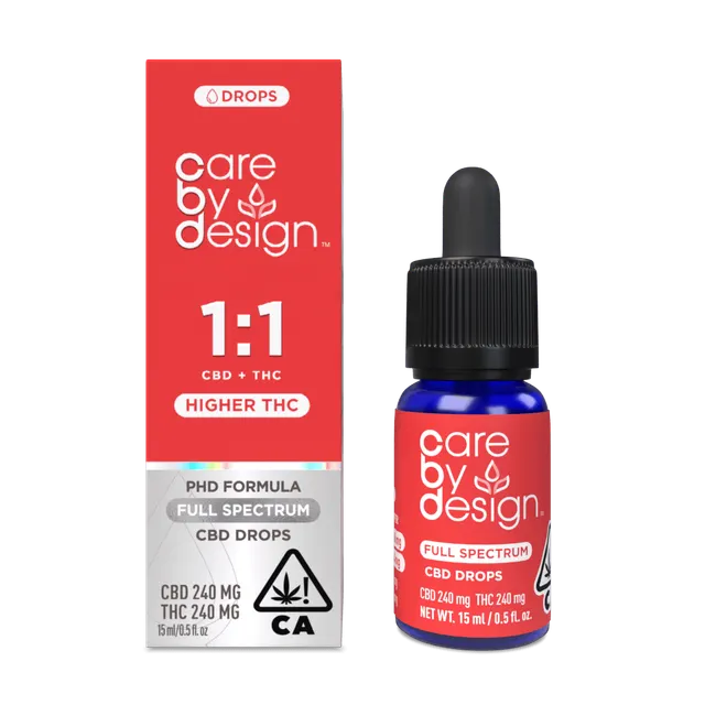 Care By Design | 1:1 Full Spectrum CBD Drops 15ml