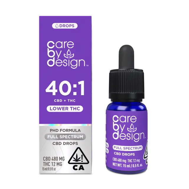 Care By Design | 40:1 Full Spectrum CBD Drops 15ml