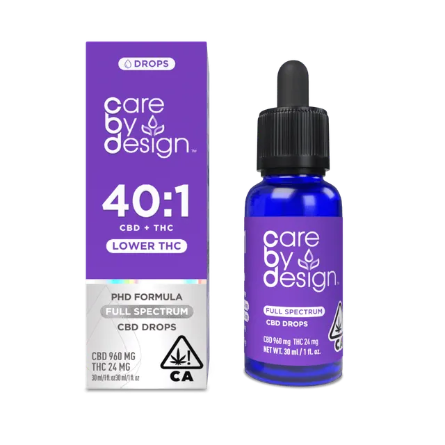 Care By Design | 40:1 Full Spectrum CBD Drops 30ml