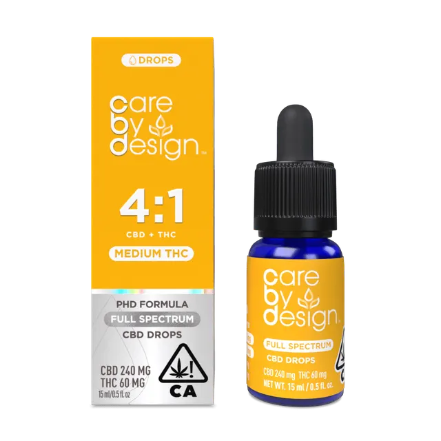 Care By Design | 4:1 Full Spectrum CBD Drops 15ml