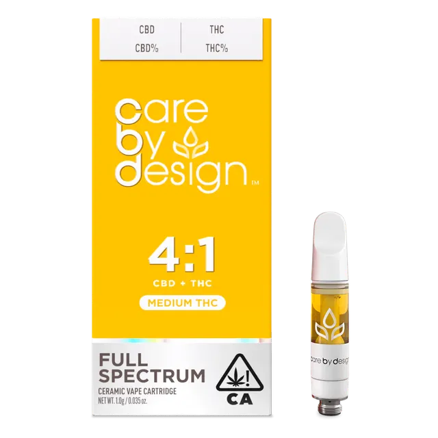 Care By Design | 4:1 Full Spectrum Vape Cartridge 1 Gram
