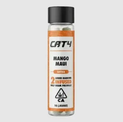 Cat4 - Mango Maui Infused Pre-roll 2 Pack 1G