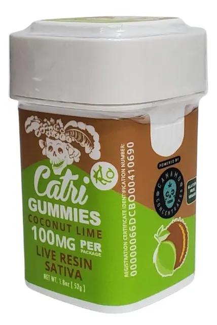Catri - Gummies Live Resin - Coconut Lime (S) (100mg)