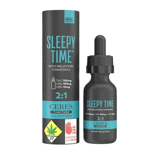 2:1 Sleepy Time [15ml] (100mg THC/190mg CBD/10mg CBN)
