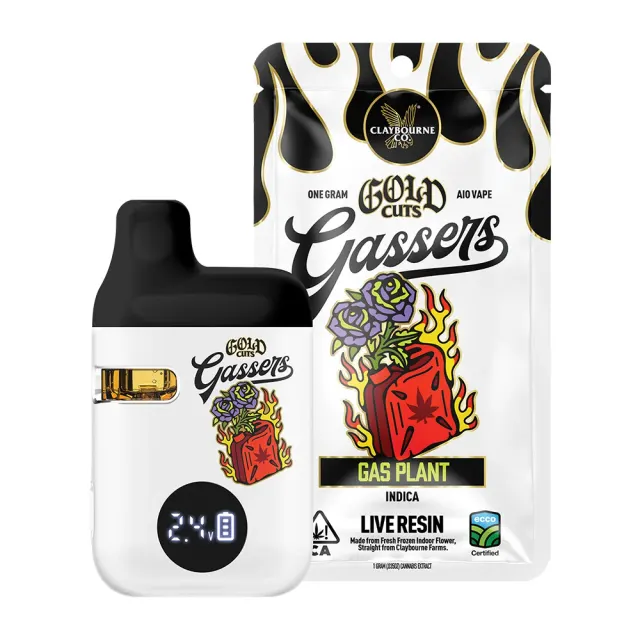 Gas Plant (1g) - Gassers All-In-One Gold Cuts Live Resin Vape