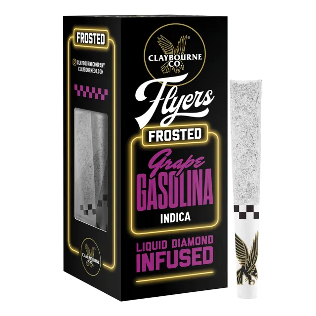 Grape Gasolina (1.5g) - Diamond Frosted Flyers Pre-Rolls