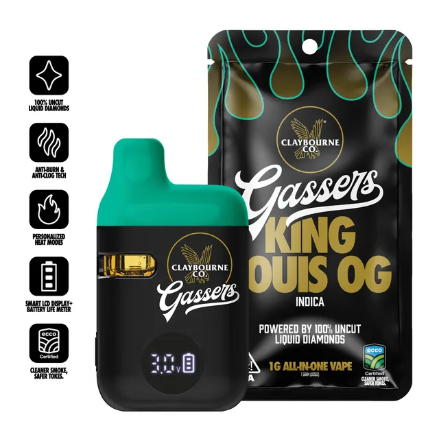 King Louis OG (1g) - Gassers All-In-One Liquid Diamonds Vape