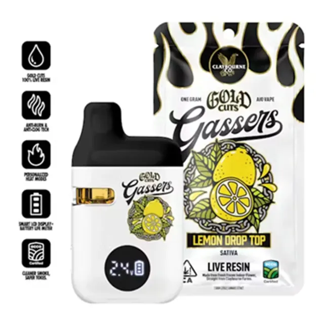Lemon Drop Top (1g) - Gassers All-In-One Liquid Diamonds Vape