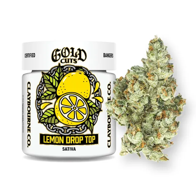 Claybourne Co Gold Cuts Lemon Drop Top Sativa Flower 3.5g