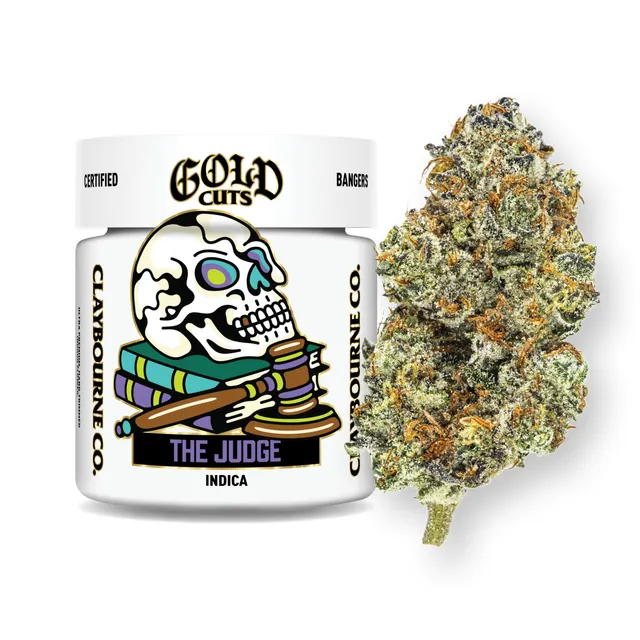 Claybourne Co Gold Cuts The Judge Indica Flower 3.5g