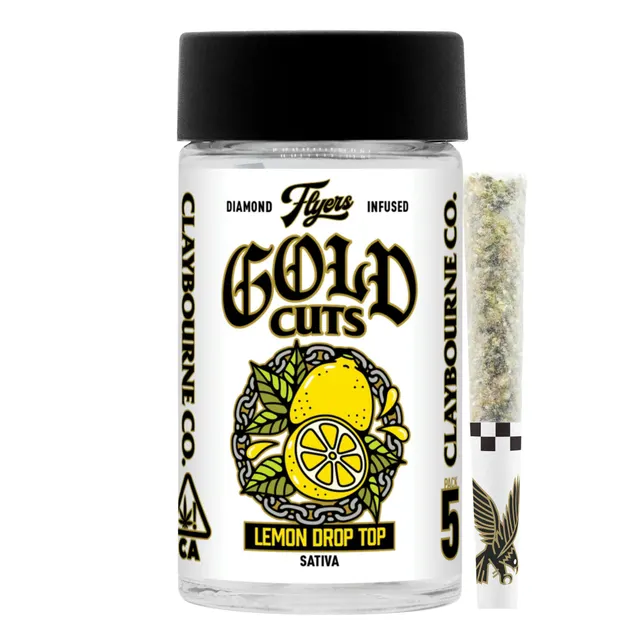 Lemon Drop Top (2.5g) - Diamond Infused Flyers Pre-Rolls