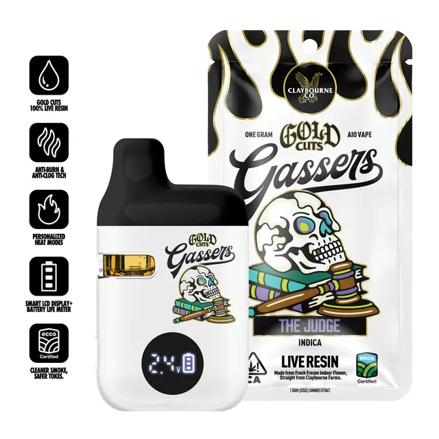 The Judge (1g) - Gassers All-In-One Live Resin Vape