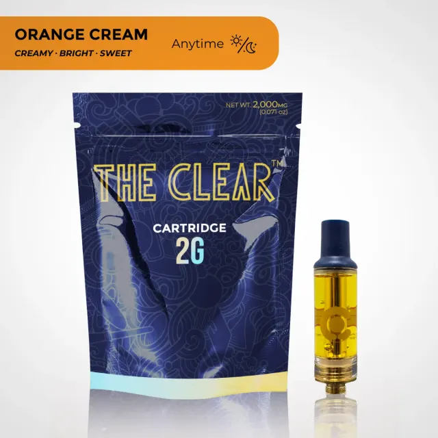 The Clear Original Cartridge 2000mg | Orange Cream