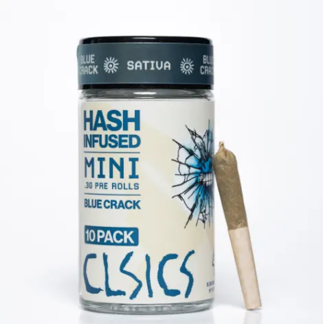 Clsics Hash Infused Preroll 10pk - Blue Crack .3g