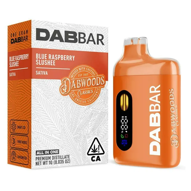 VAPE- DABBAR CLASSIC BLUE RASPBERRY SLUSHEE 1G